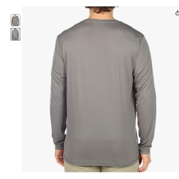 NEW! Reel Legends Mens UPF 50+ Solid Reel-Tec Long Sleeve Shirt - XL - Picture 2 of 2